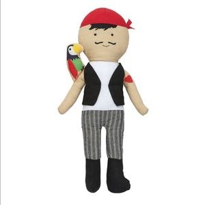 Mud Pie plush pirate